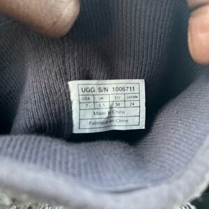 UGG grey knitted boots